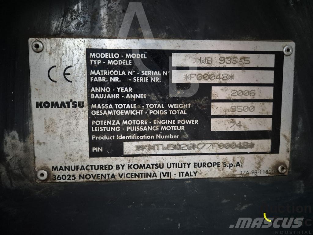 Komatsu WB93S-5 Rovokopači