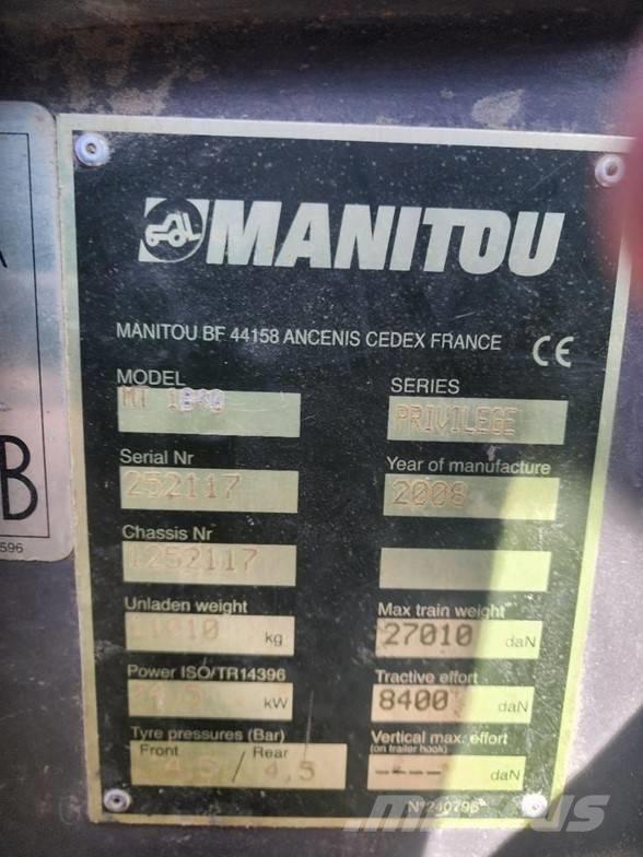 Manitou MT1840 Teleskopski viljuškari