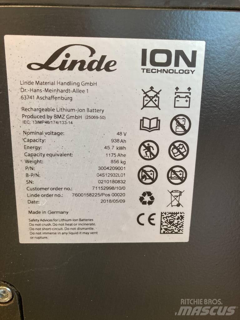 Linde E16/386 Li-ION Električni viljuškari