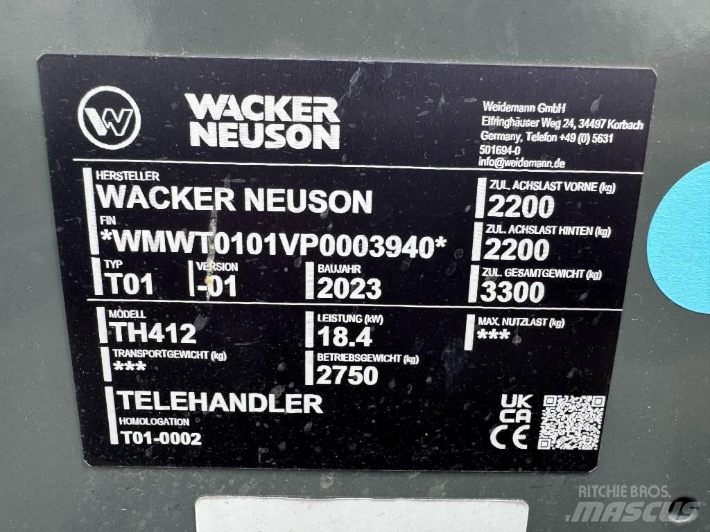 Wacker Neuson TH412 Teleskopski viljuškari