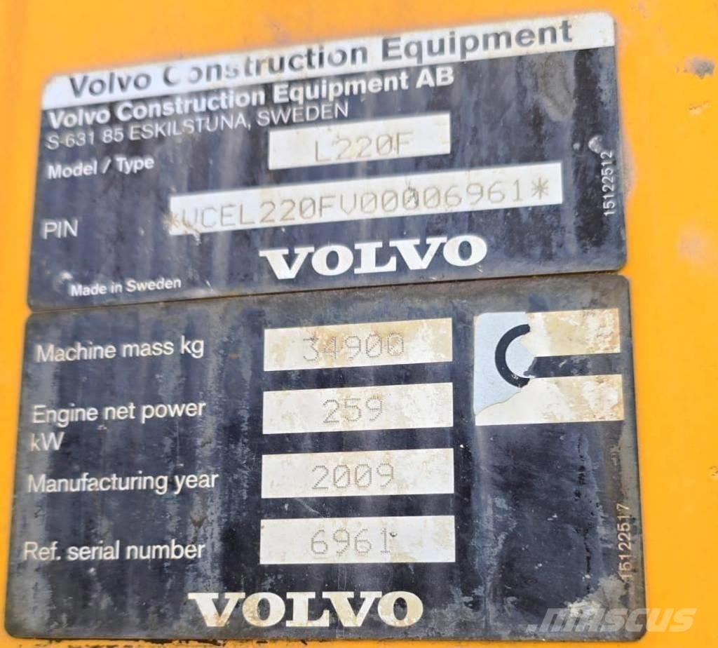 Volvo L 220 F Utovarivači na točkove