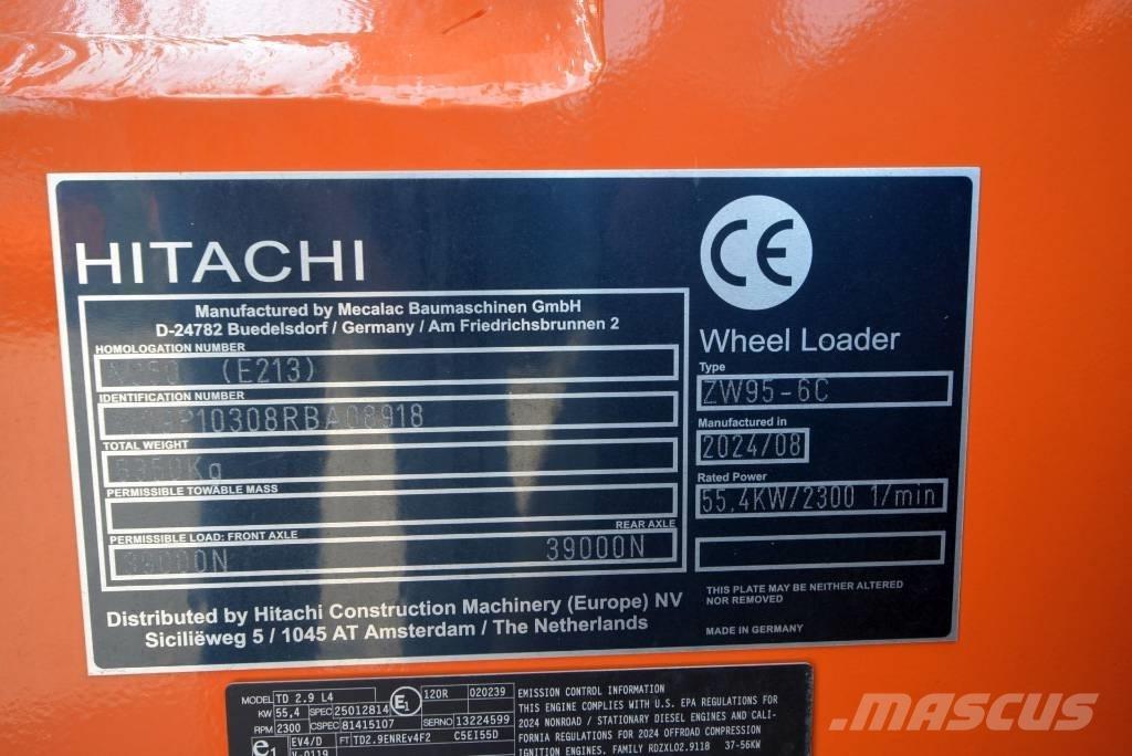 Hitachi ZW 95-6 C Utovarivači na točkove