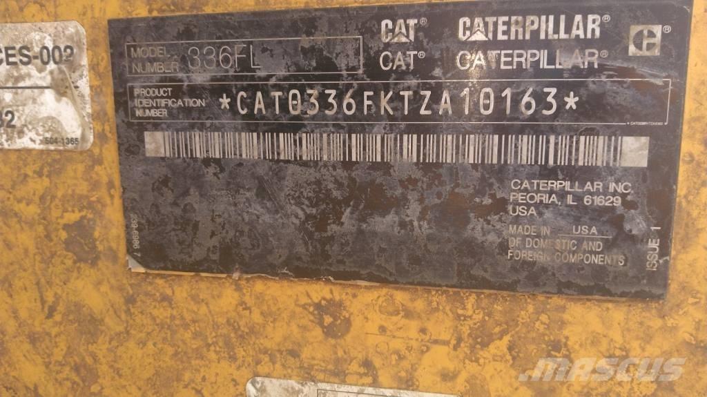 CAT 336 F L Bageri guseničari