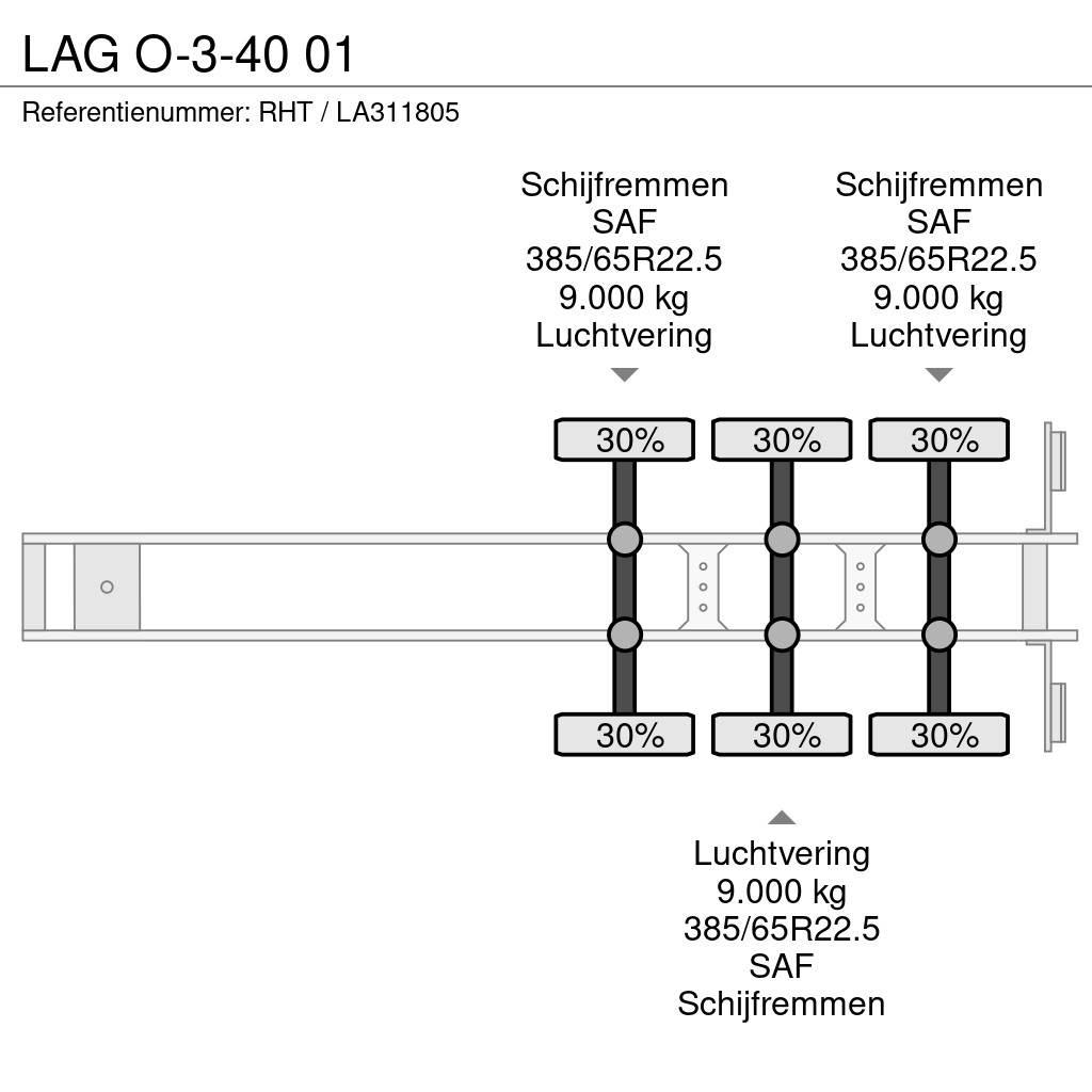 LAG O-3-40 01 Poluprikolice sa otvorenim sandukom