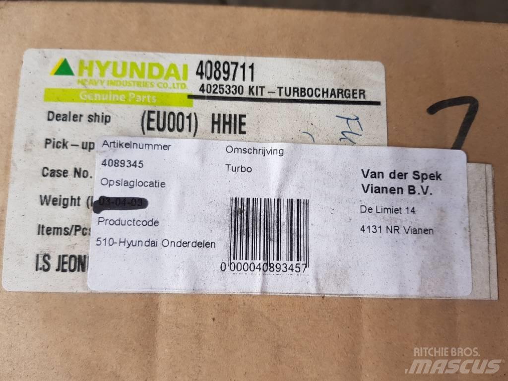 Hyundai Turbocharger Motori za građevinarstvo