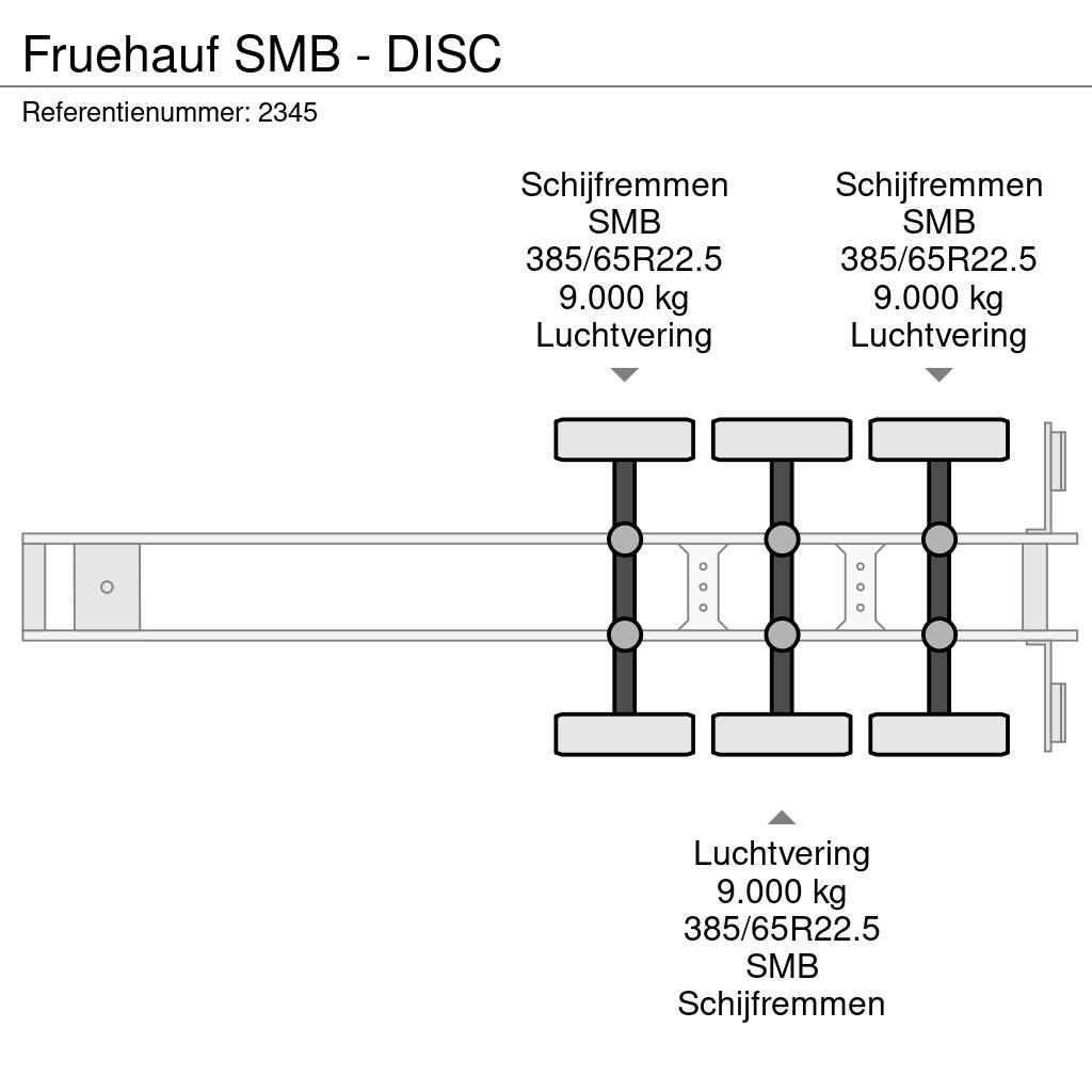 Fruehauf SMB - DISC Poluprikolice sa otvorenim sandukom