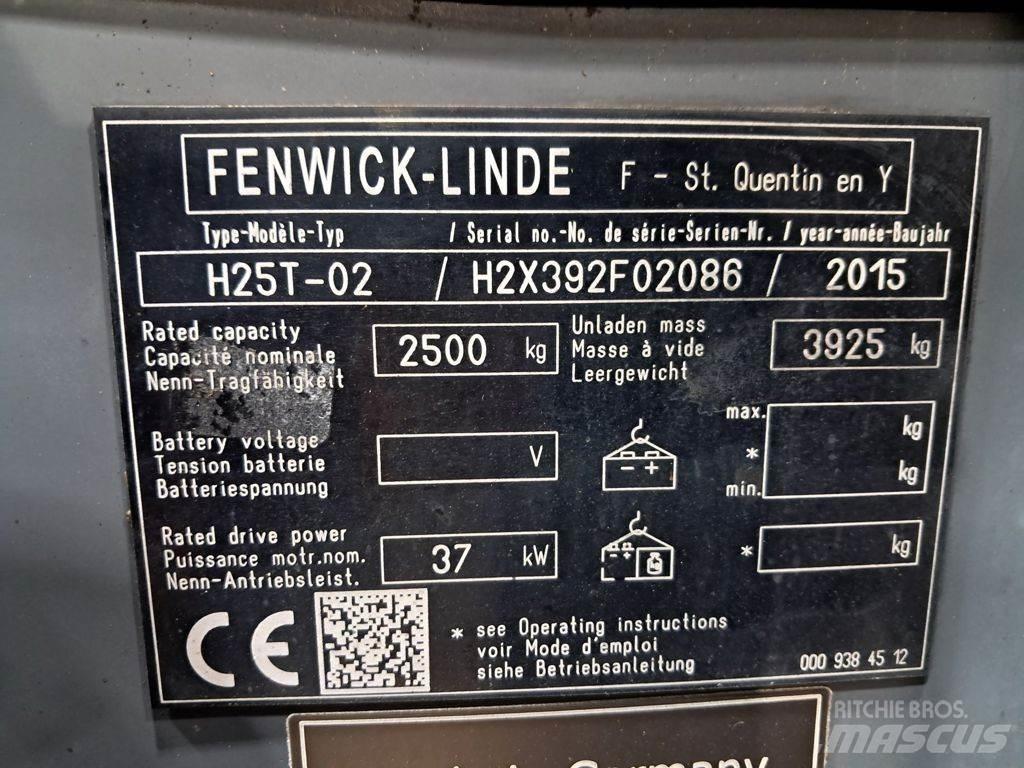 Linde H25T-02 Plinski viljuškari