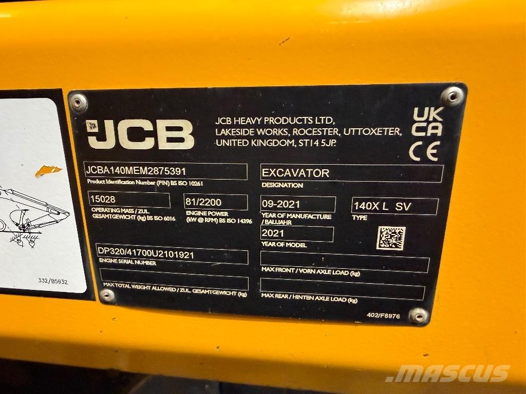 JCB 140 X Bageri guseničari