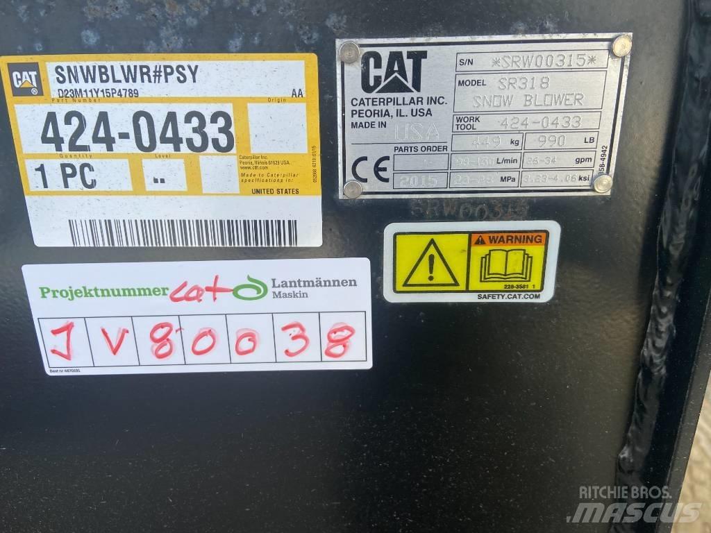 CAT SR318 SNÖ SLUNGA Snežne freze
