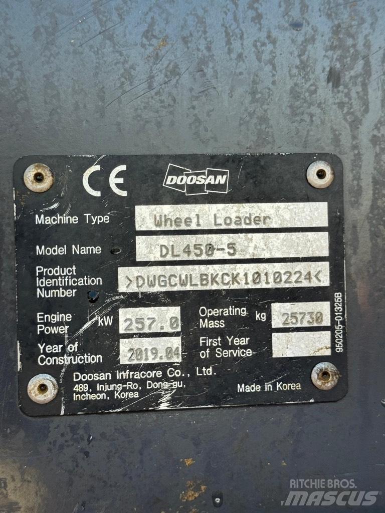 Doosan DL 450-5 Utovarivači na točkove