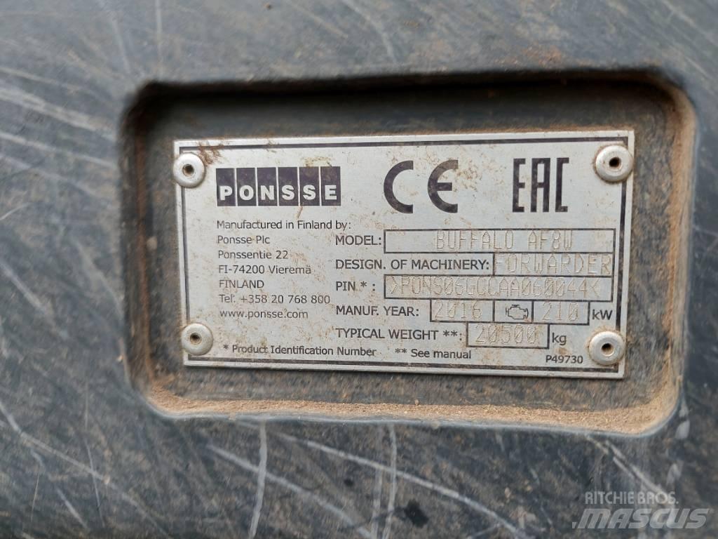 Ponsse BUFFALO AF 8W Forvarderi
