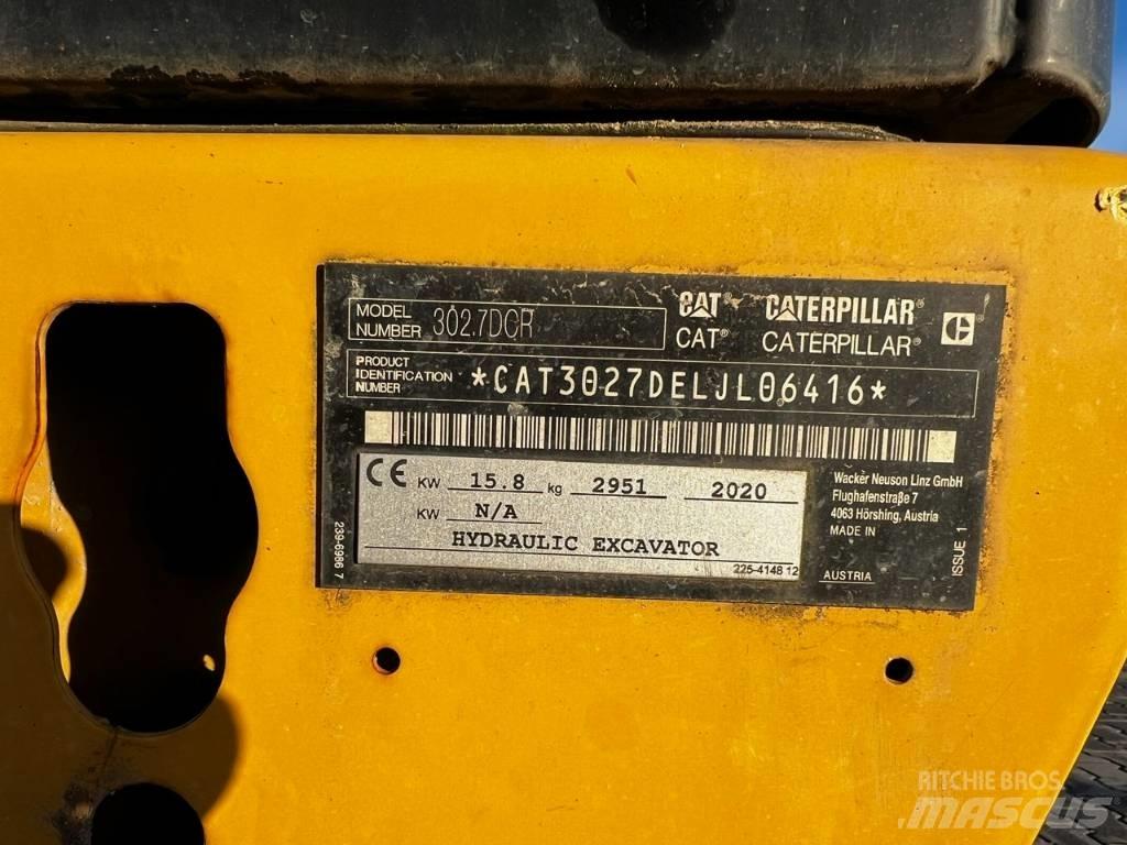 CAT 302.7 DCR Mini bageri < 7t