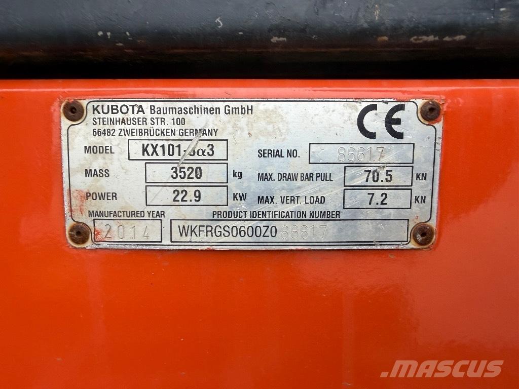 Kubota KX 101-3 A 2 Mini bageri < 7t