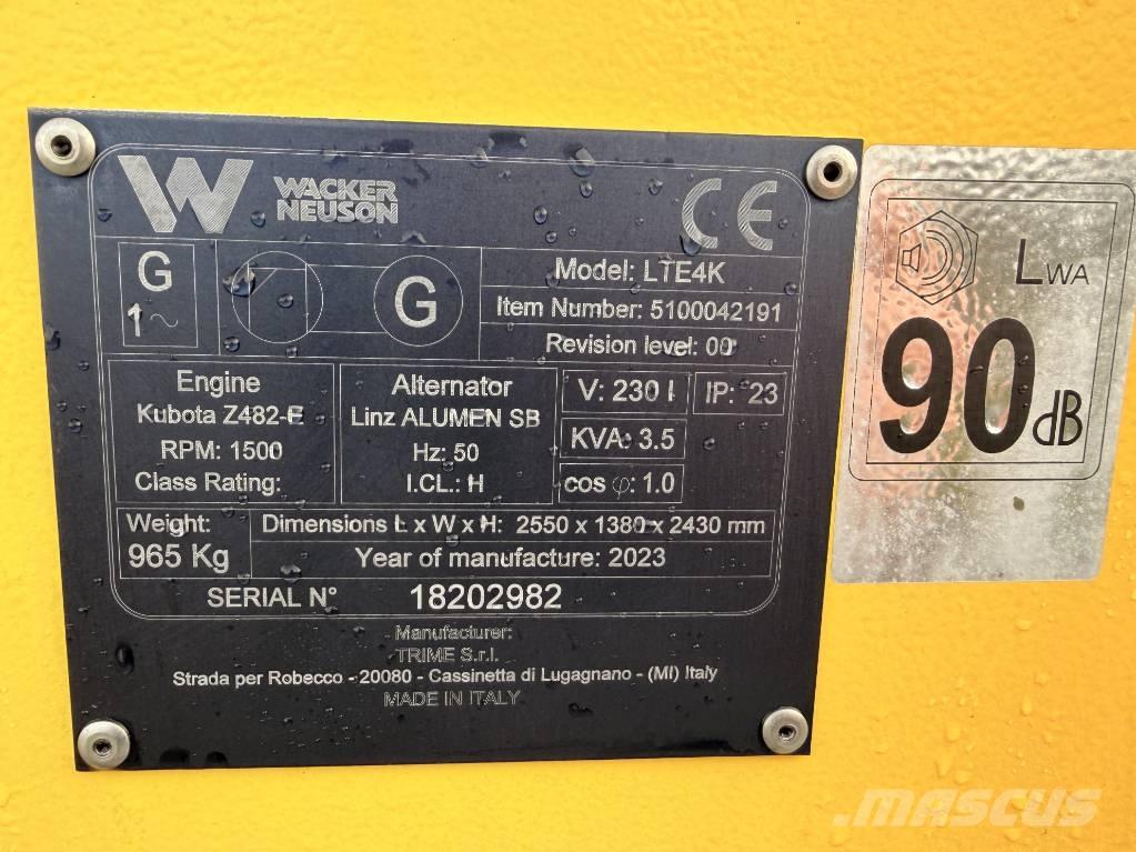 Wacker Neuson LTE4 K Rasvetni stubovi