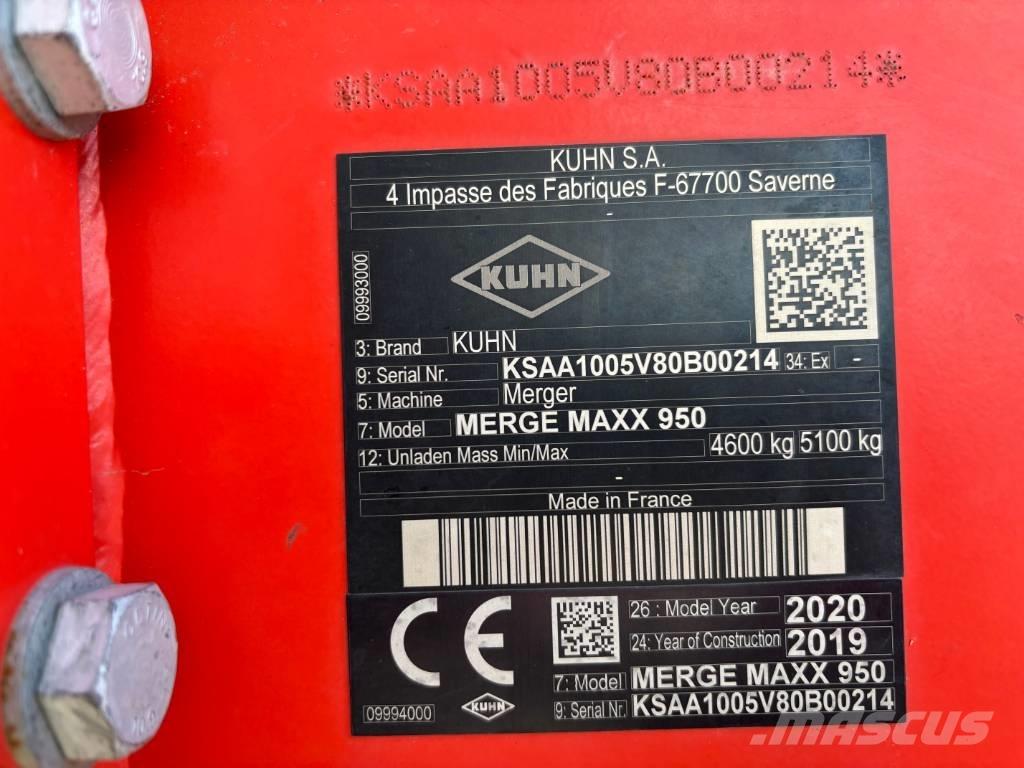 Kuhn Merge Maxx 950 Sakupljači