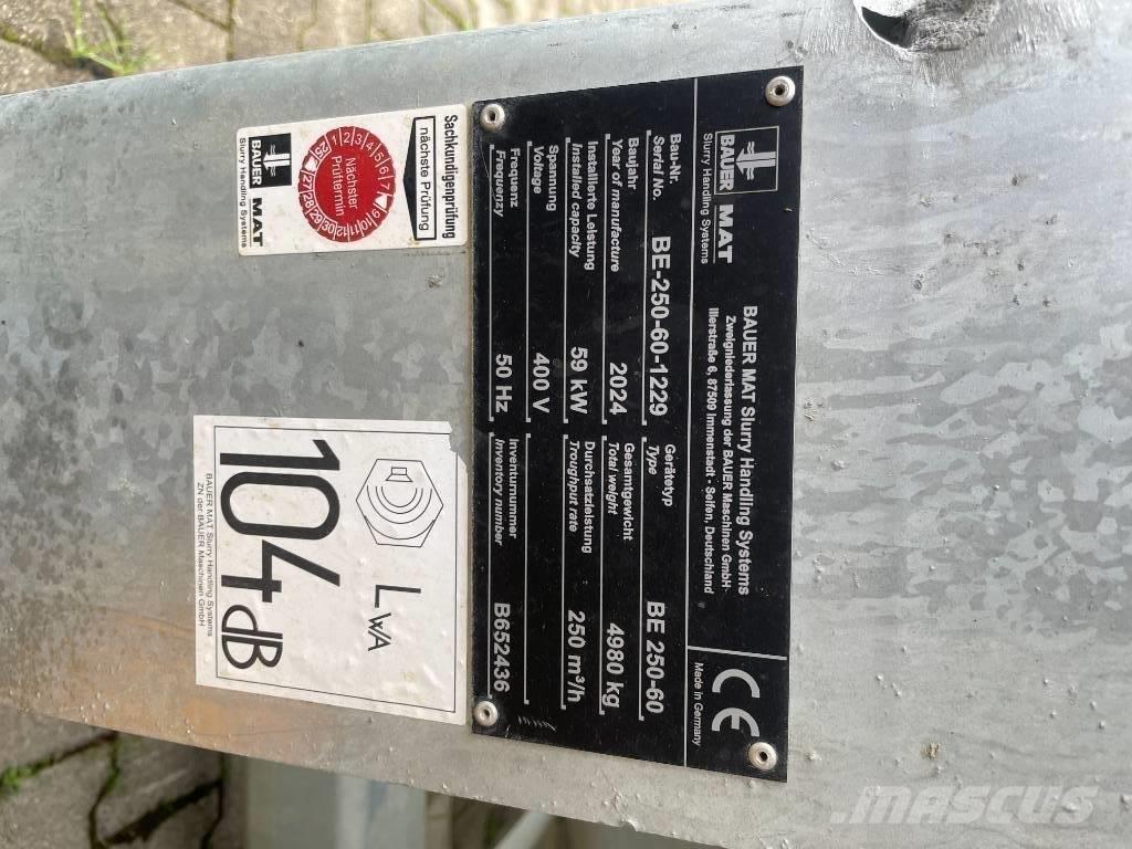 Bauer MAT BE 250-60 Ostalo za građevinarstvo