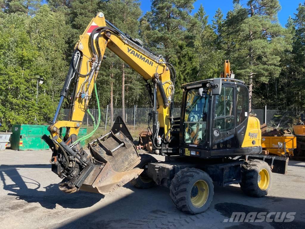 Yanmar B 95 W Bageri točkaši