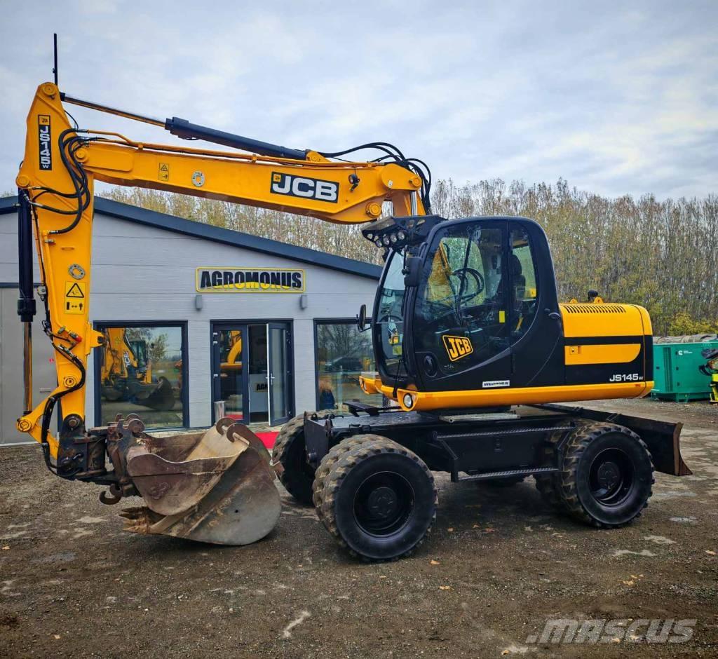 JCB JS 145 W Bageri točkaši