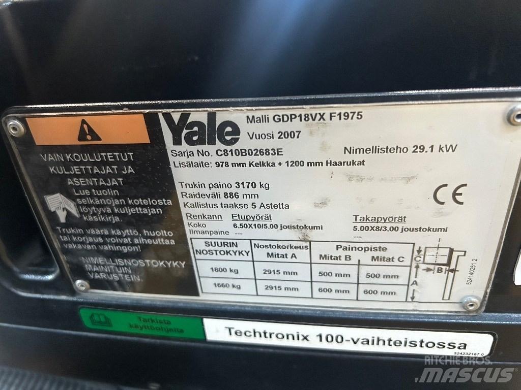 Yale GDP18VX Dizelski viljuškari