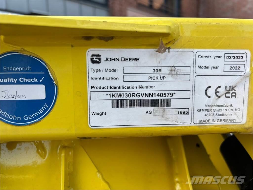 John Deere 30R Hay and forage machine accessories