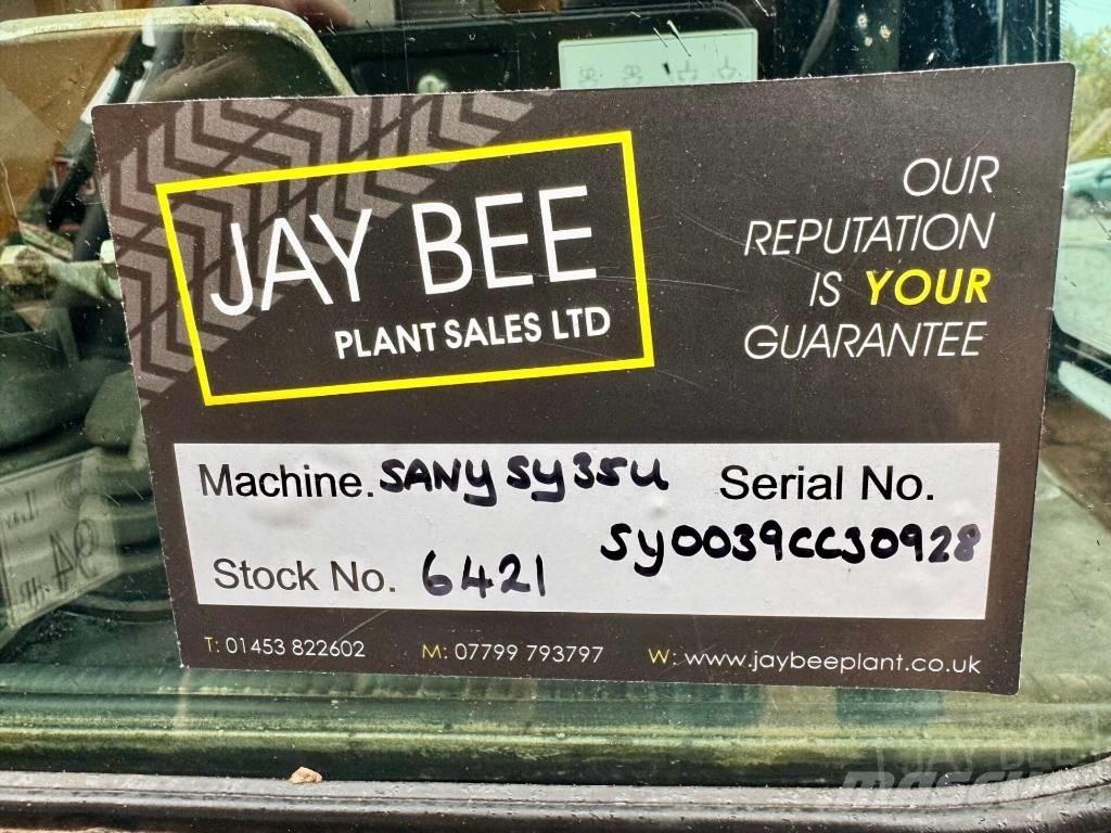 Sany SY 35 U Mini bageri < 7t