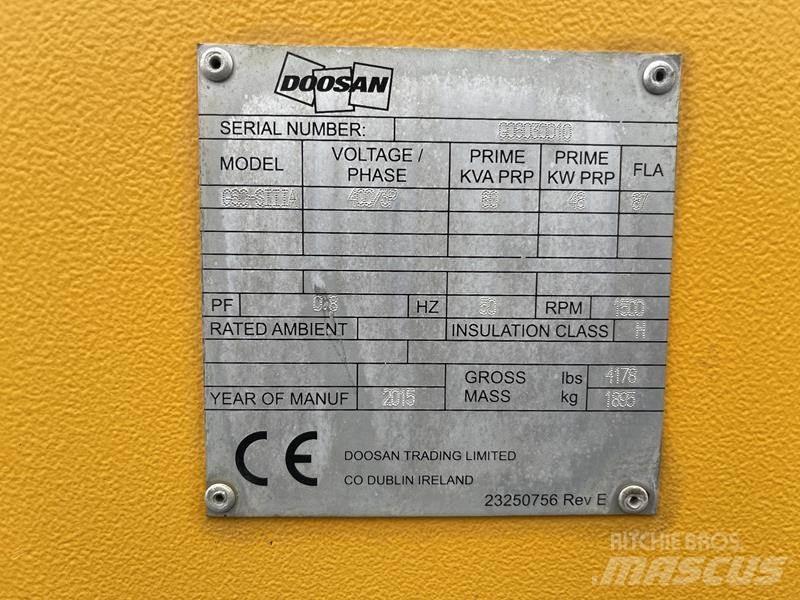 Doosan G 60 Dizel generatori