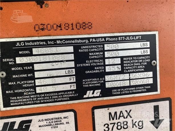 JLG 460 SJ Teleskopske podizne platforme
