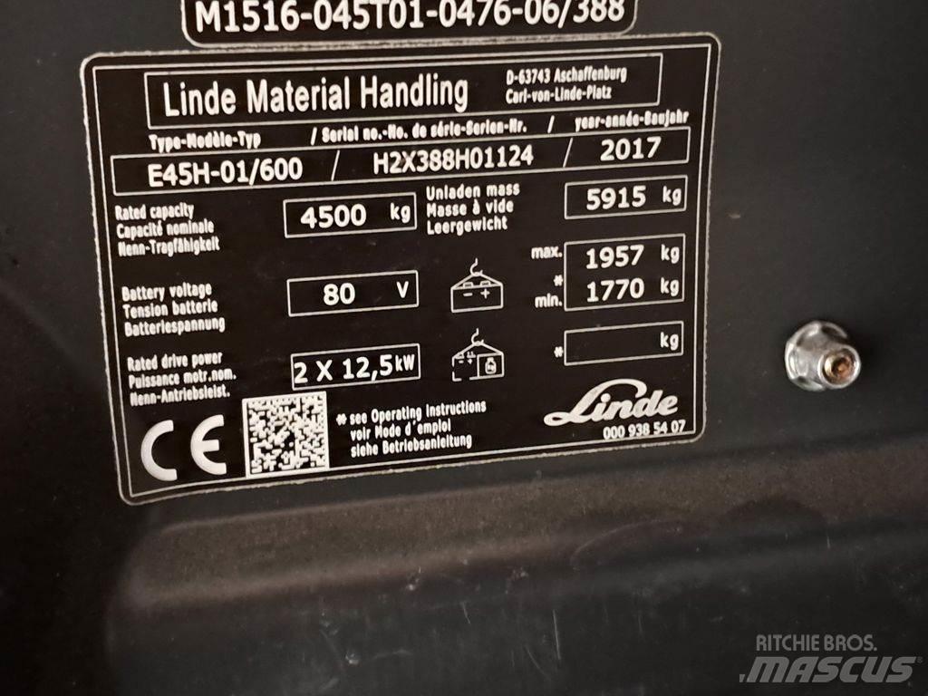 Linde E45H-01/600 Električni viljuškari