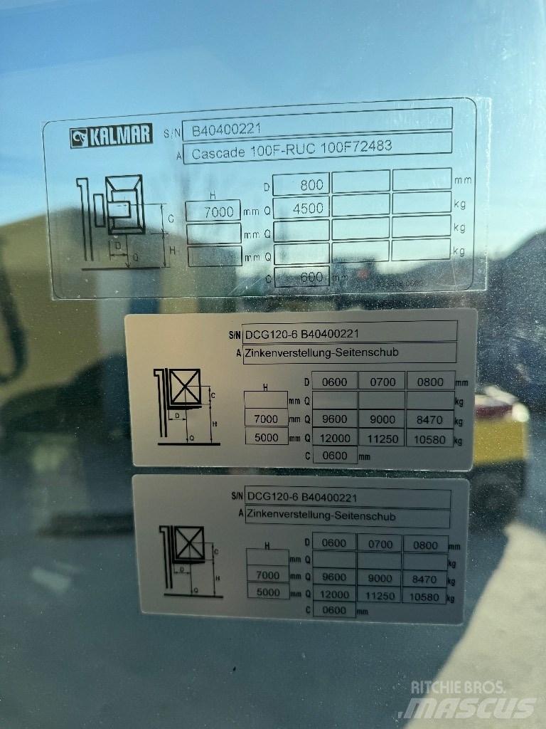 Kalmar DCG120-6 Dizelski viljuškari