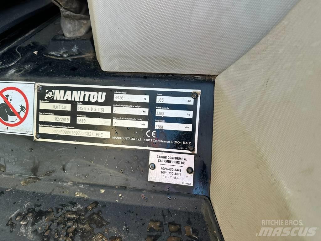 Manitou MLA 533 Poljoprivredni teleskopski utovarivači