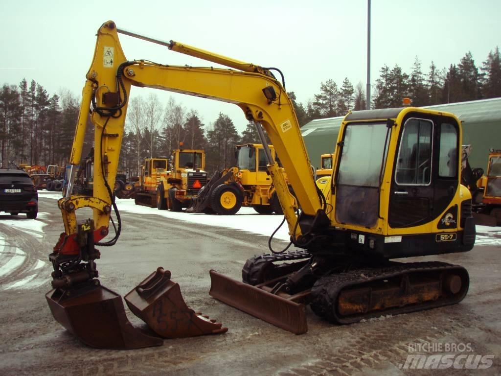 Hyundai Robex 55-7 Mini bageri < 7t