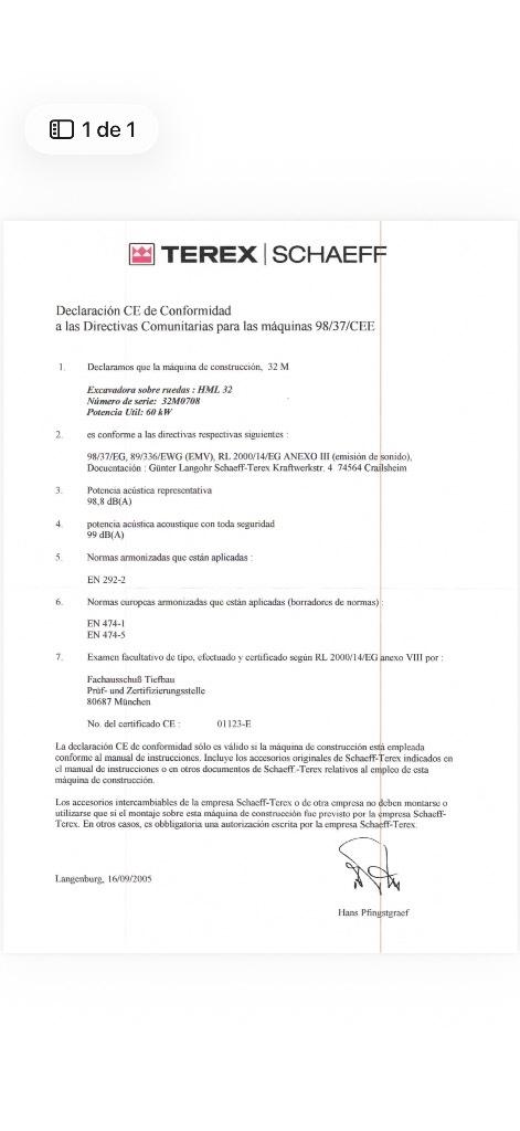 Terex HML 32 Bageri točkaši