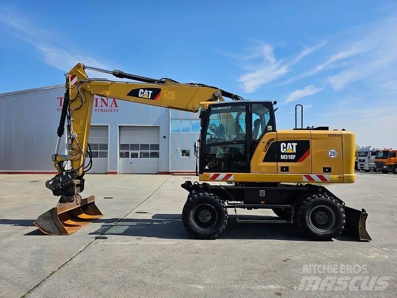 CAT M 318 F Bageri točkaši