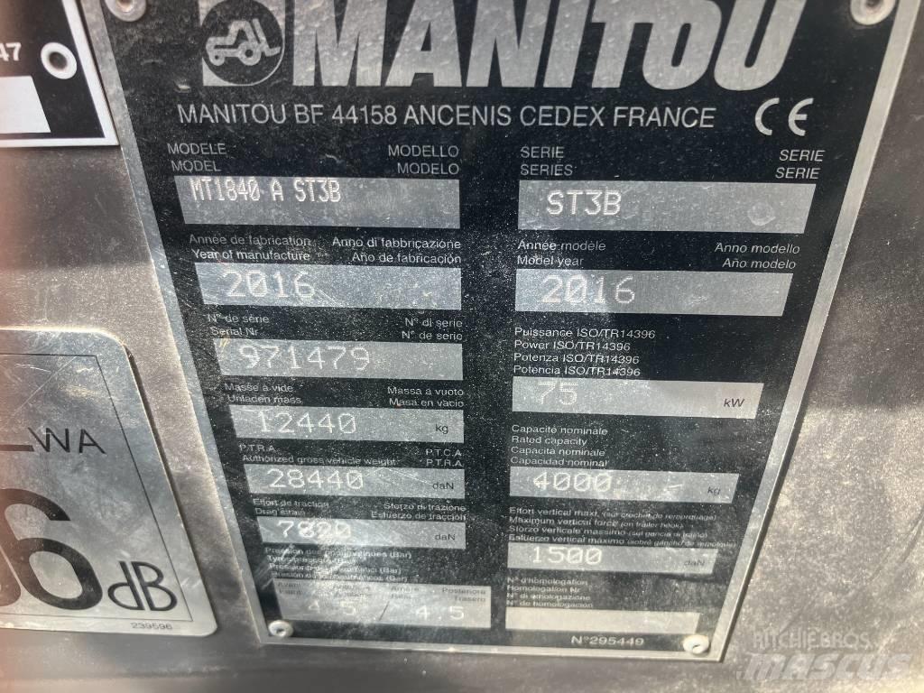 Manitou MT 1840 A Teleskopski viljuškari