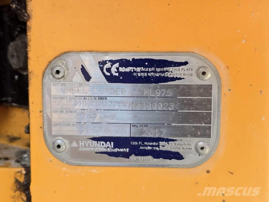 Hyundai HL 975 Utovarivači na točkove