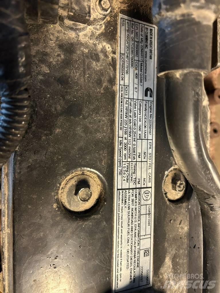 Cummins QSB 6.7 Bageri za prenos primarnih/sekundarnih sirovina