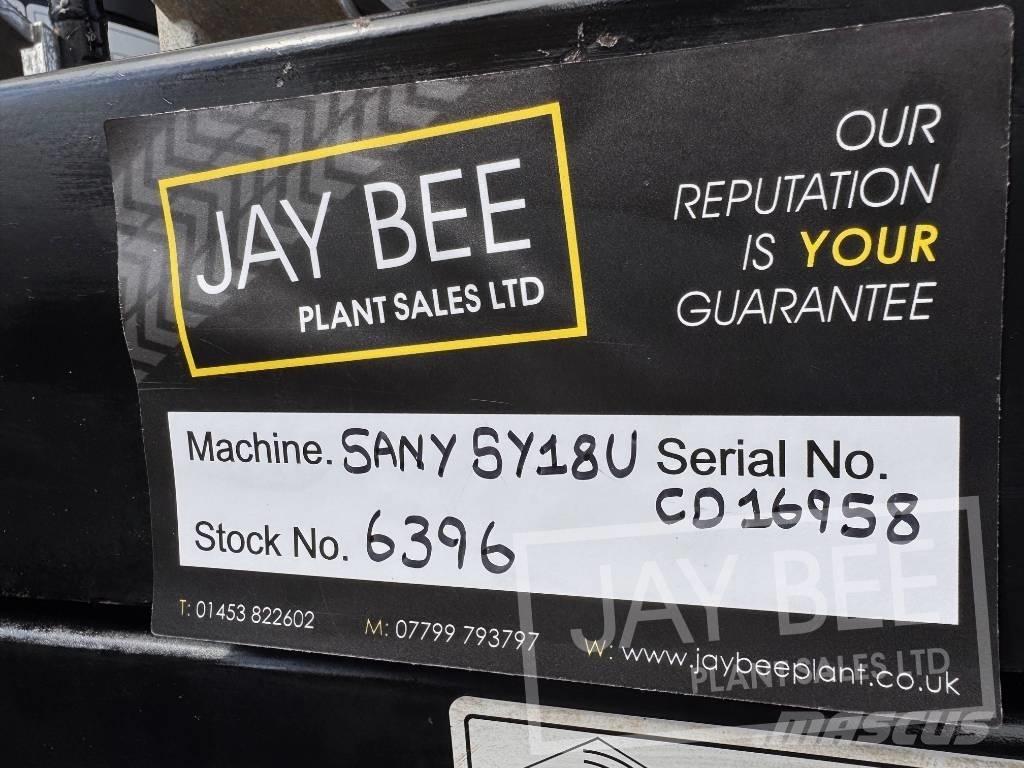 Sany SY18U Mini bageri < 7t