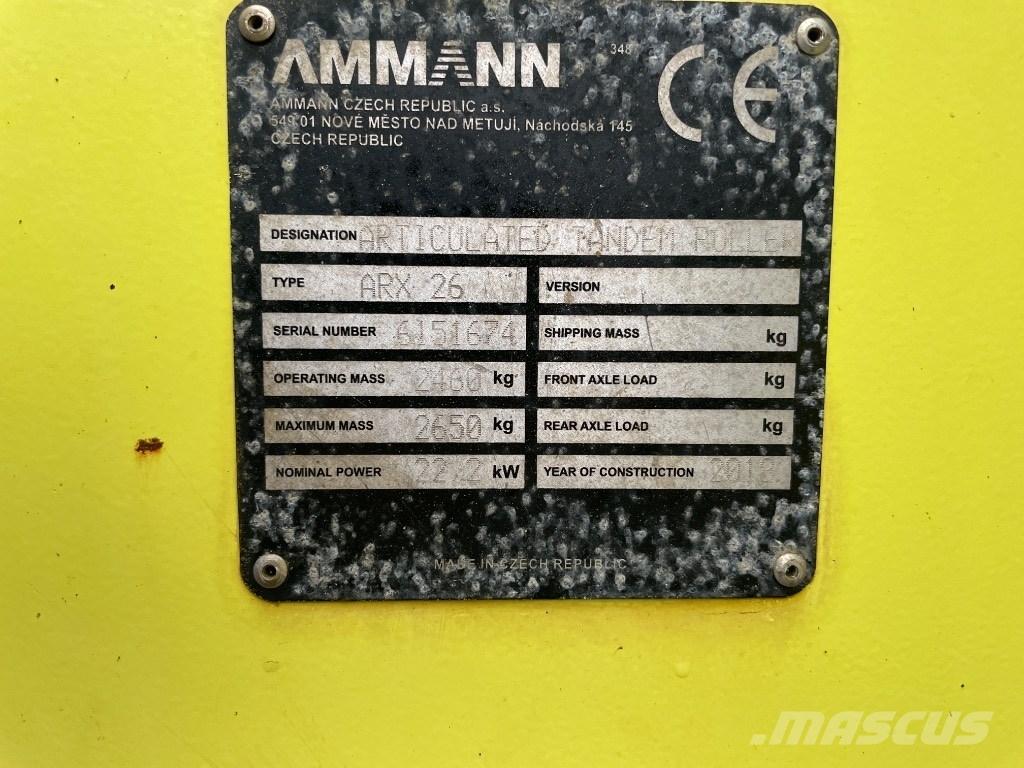 Ammann ARX 26 Valjci sa duplim bubnjem