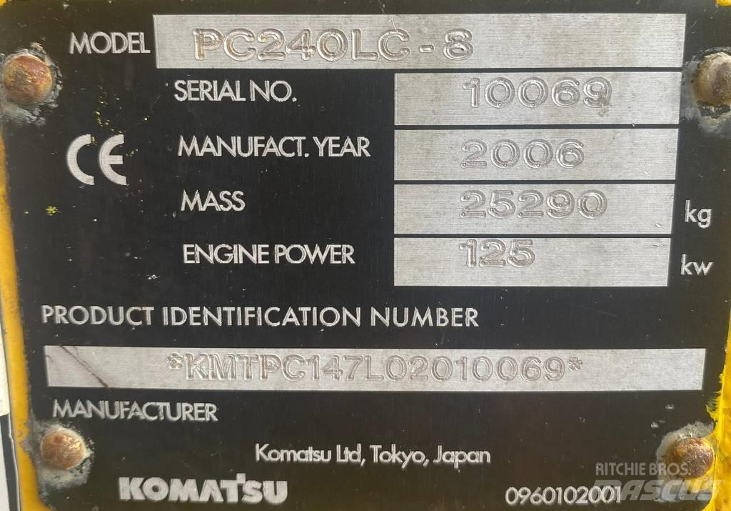 Komatsu PC 240 LC-8 Bageri guseničari
