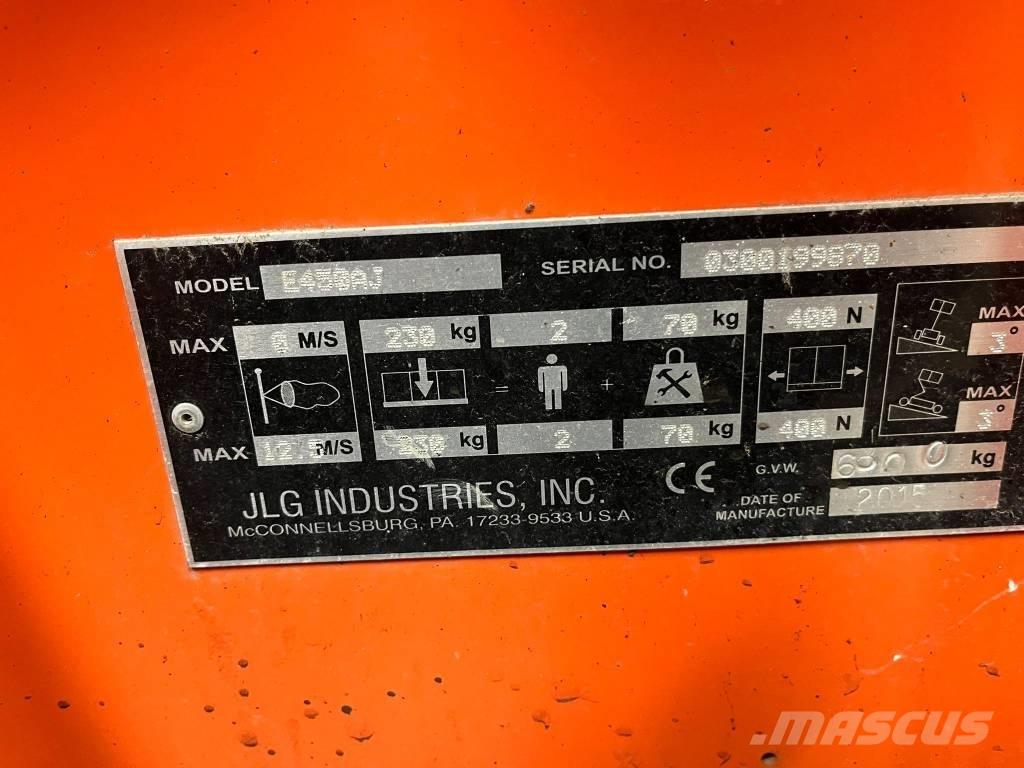 JLG E 450 AJ Zglobne podizne platforme