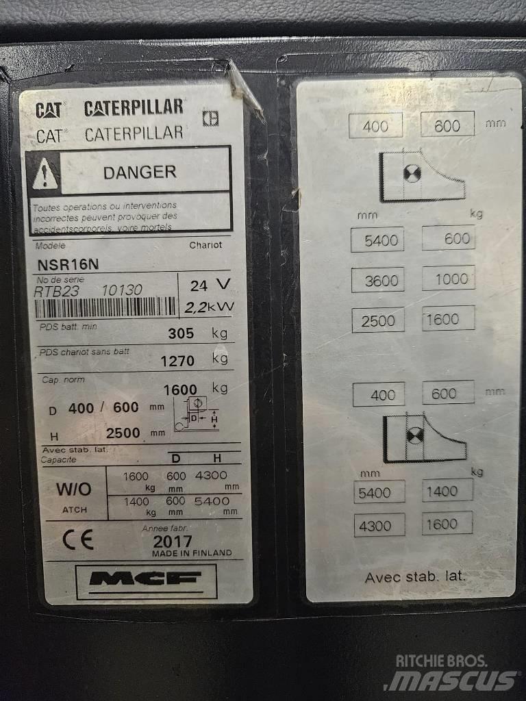 CAT NSR16N Samopogonski ručni viljuškari