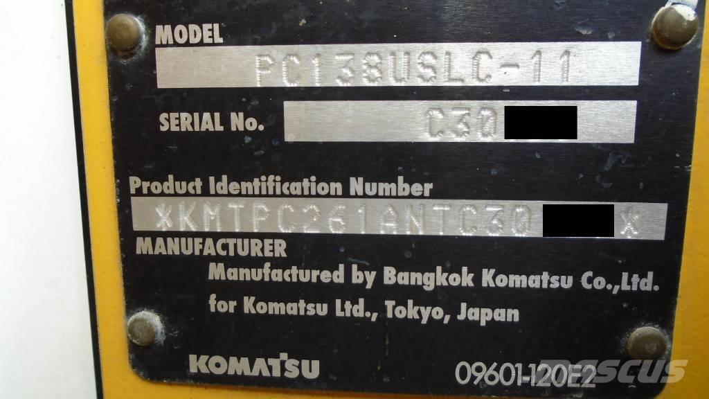 Komatsu PC 138 USLC Bageri guseničari