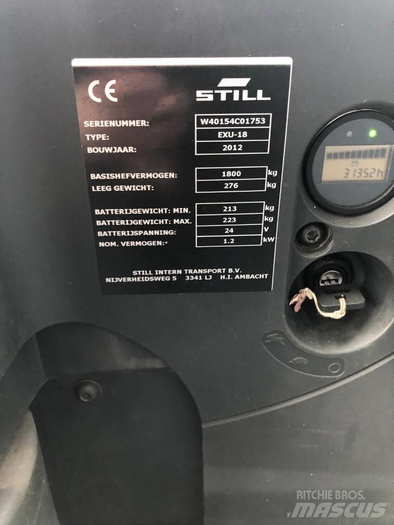 Still EXU 18 Nisko podizni električni viljuškar