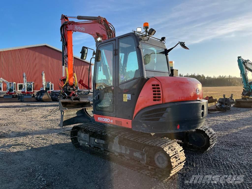 Kubota KX 080-4 Midi bageri 7t – 12t