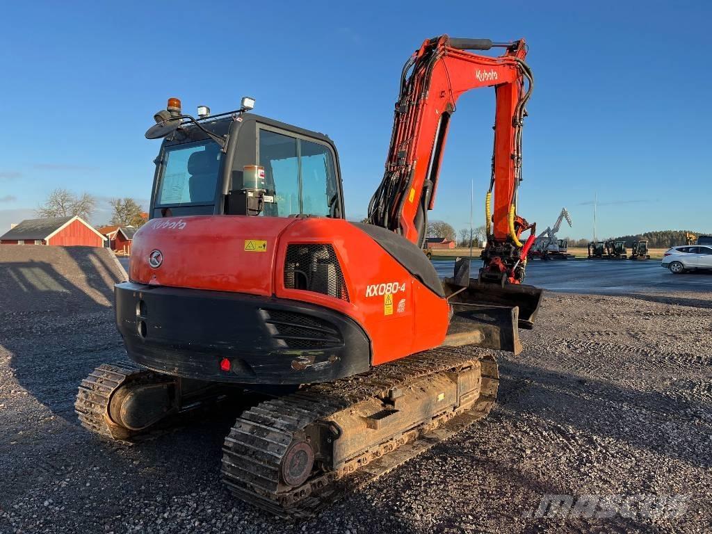 Kubota KX 080-4 Midi bageri 7t – 12t