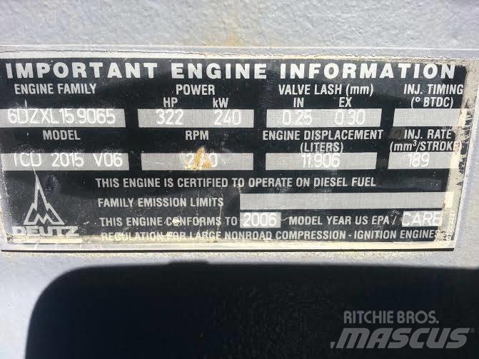 Deutz TCD2015V06 Ostale komponente za građevinarstvo
