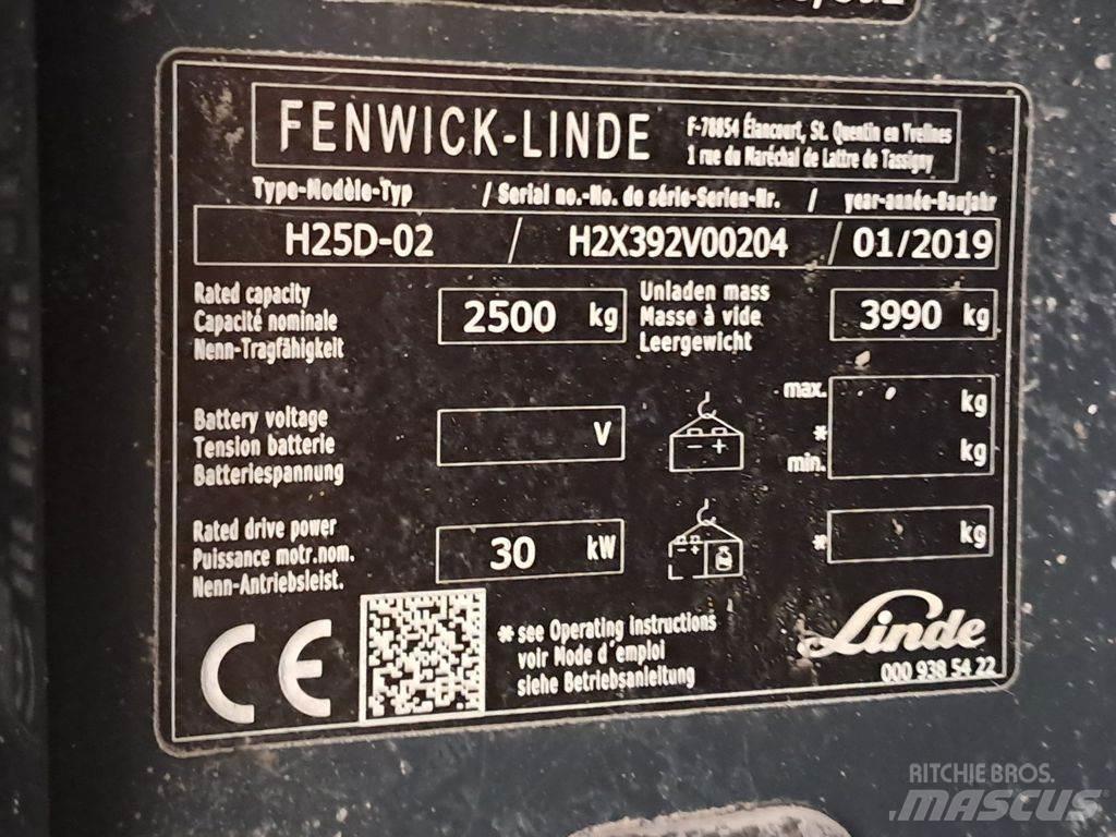 Linde H25D-02 Dizelski viljuškari