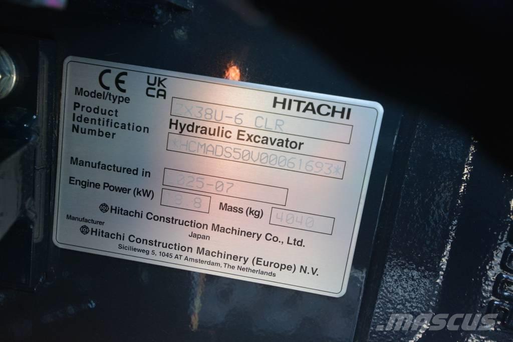 Hitachi ZX 38 U-6 Mini bageri < 7t