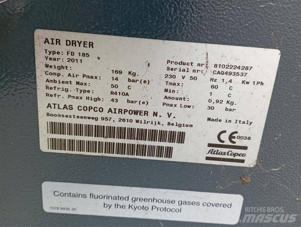 Atlas Copco FD185 Polovna mašina za sušenje kompresivnim vazduhom