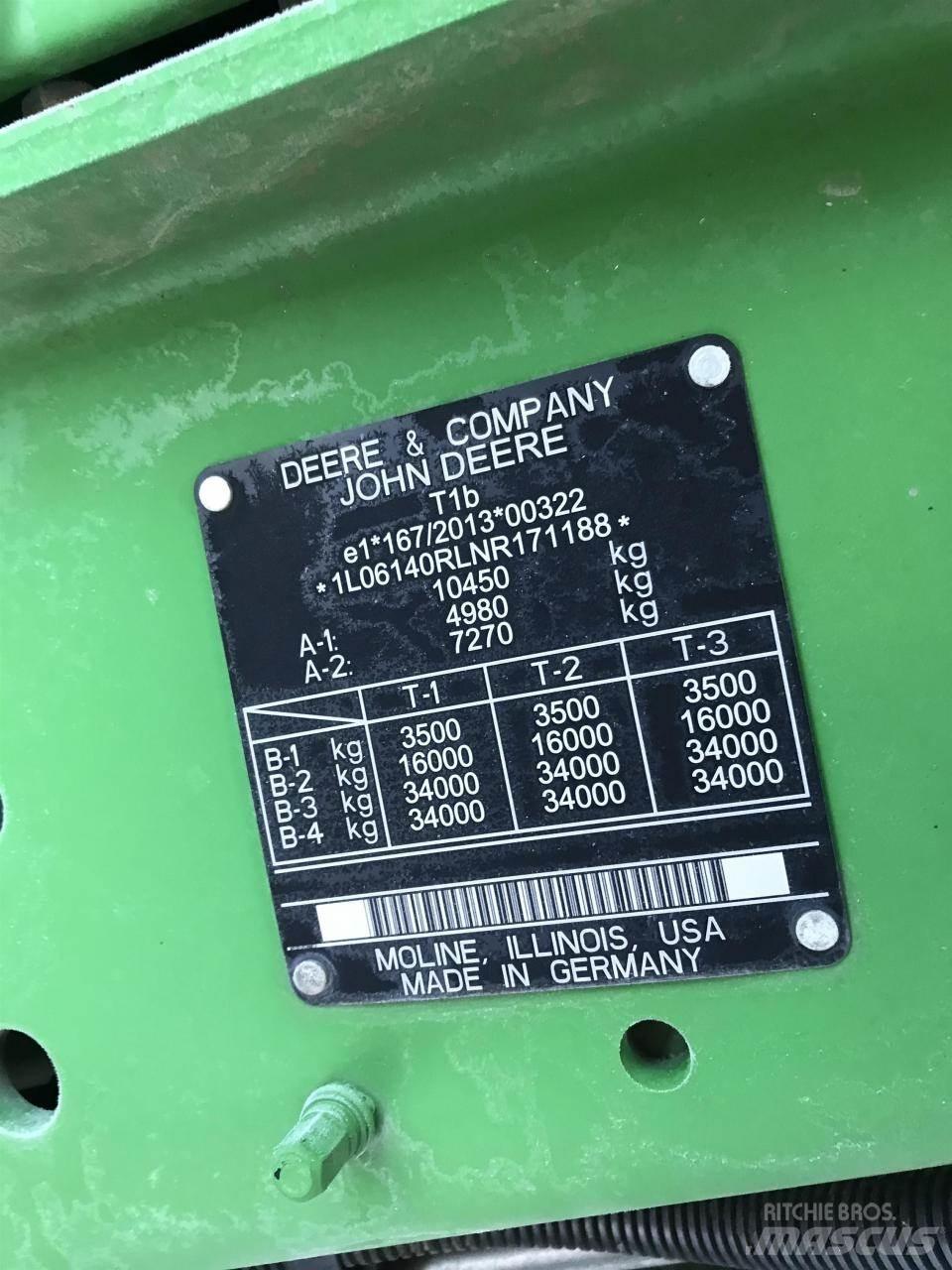 John Deere 6R 140 Traktori